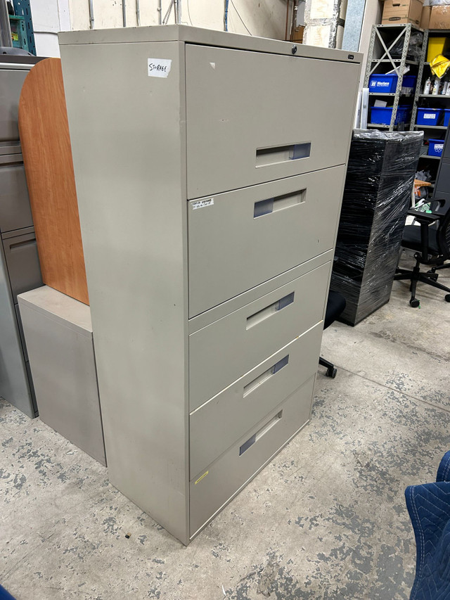 Global 5 Drawer Filing Cabinet-Excellent Condition-Call us now! in Bookcases & Shelving Units in Mississauga / Peel Region - Image 2