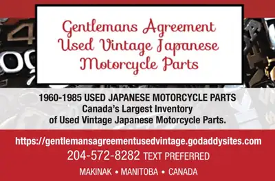 Canadas Largest Inventory Of Vintage Japanese Motorcycle Parts $35CAD PARTING OUT 1200 VINTAGE JAPAN...
