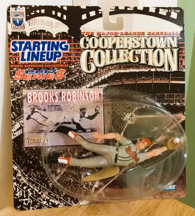 PHOTO 1: ~1997 Brooks Robinson Cooperstown Sports Superstar Collectibles Starting Lineup Action Figu...
