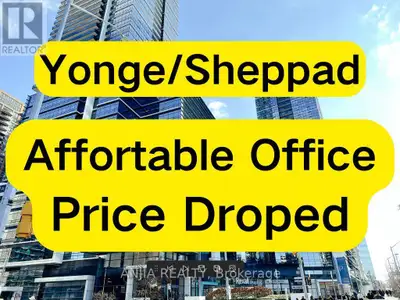 Prime Yonge & Sheppard Location in the Prestigious Emerald Park Towers.Exceptional office space in a...