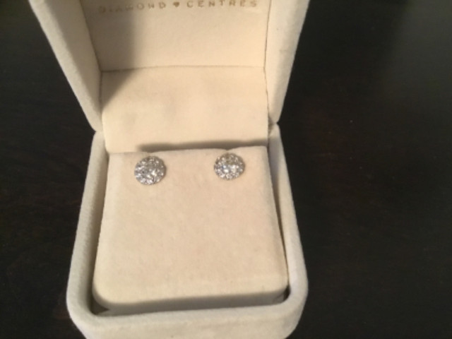 Diamond earrings in Jewellery & Watches in Saint John - Image 2