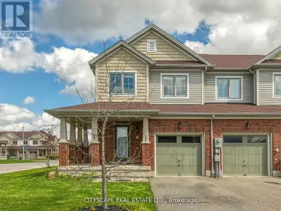 Welcome to this beautifully maintained 2-storey end unit freehold townhouse, available for lease in...