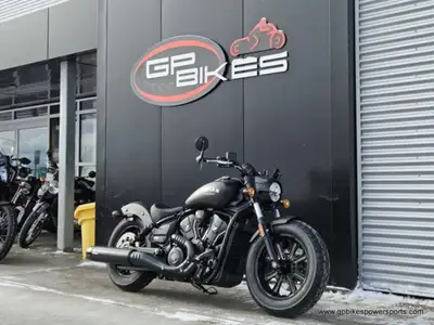 2025 Indian Motorcycle Scout Bobber Limited +Tech Black Smoke Features may include: BOBBED FENDERS B...