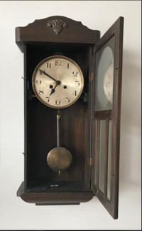 Vintage Pendulum Wall Clock - Kienzle - Made in Germany 1920