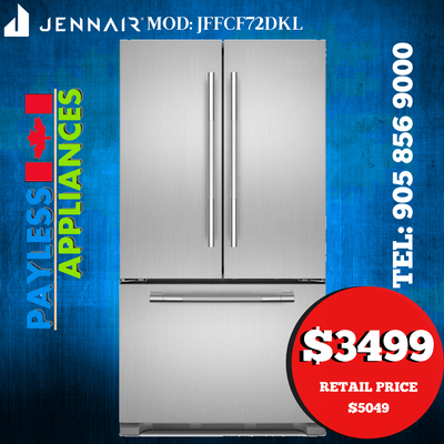 Jenn Air Refrigerator JFFCF72DKL 36" French Door 21.9 cu. ft. Ca, View more