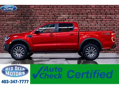 **ACCIDENT FREE - MECHANICALLY CERTIFIED** 117,378 KM This 2019 Ford Ranger 4x4 Super Crew Lariat FX...