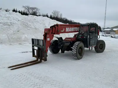 Iron Inventory Inc! 2013 Manitou MT10055 zoom boom is powered by John Deere diesel engine. Unit is e...