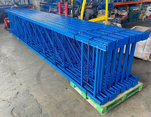 We have large quantity of Bolted style Uprights 42" deep in stock Call / Text/ Email: 416-474-5004 s...