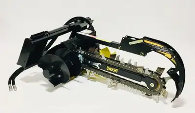 Trenchers for Excavators, Skid Steer Loaders and Backhoes *** Visit our website for pricing, availab...