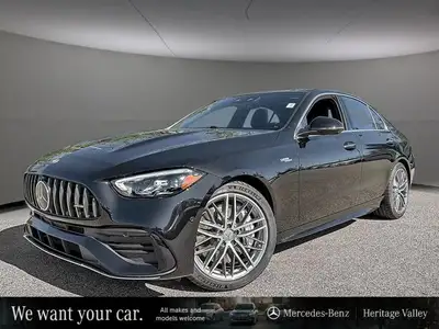 This Mercedes-Benz C-Class has a powerful Intercooled Turbo Gas/Electric I-4 2.0 L/121 engine poweri...