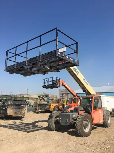 5 X 12 man basket/work platform $7200 on order Rent - $140/day - $560/week - $1200/month Strait Way...