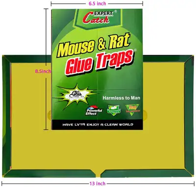 NEW 8 PACK HOVEX LARGE SIZE GLUE TRAP MOUSE & RAT 672367, View more