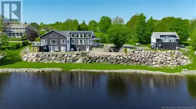 Welcome to On The Rocks A Riverfront Masterpiece at 92 Front St. Gagetown,NB. A fully redesigned, lu...