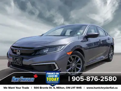 RELIABLE, FUEL-EFFICIENT, AND PACKED WITH THE FEATURES YOU ACTUALLY WANT 2020 HONDA CIVIC EX FWD 2.0...