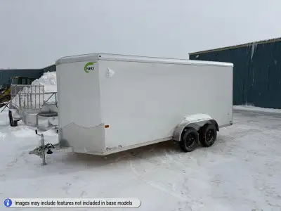 In Stock Savings - Save on this new 2026 Neo 7'x16' Aluminum Cargo Trailer with Ramp Door Features i...