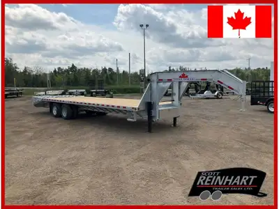 2026 Canada Trailers 8.5x30 12 Ton Galvanized Gooseneck Equipment Trailer 25,920LB GVWR, 2 12,000LB...