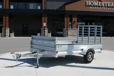 2025 Homestead Hauler 5x10 Landscape Single Axle Utility Trailer Specifications: G.V.W: 2,720 lbs Pa...