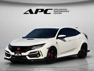 The 2020 Honda Civic Type R in pristine White finish is a front-wheel-drive powerhouse offering thri...