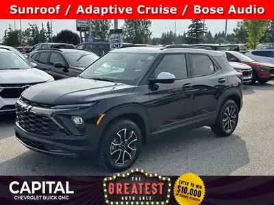Capital Chevrolet Buick GMC This Chevrolet Trailblazer delivers a Gas I3 1.3L/ engine powering this...
