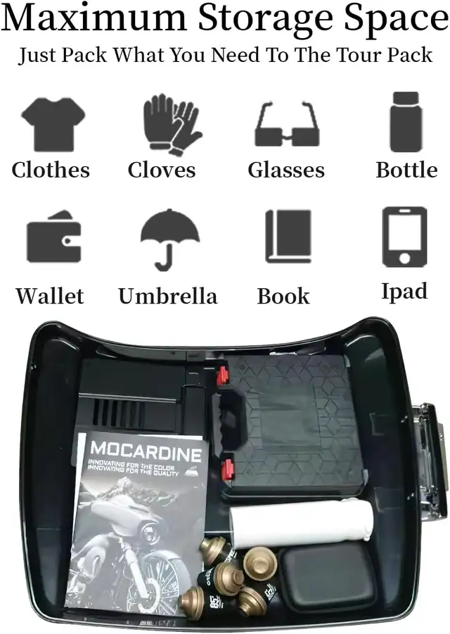 NEW !!! Harley Tour Pack, Mocardine Detachable Razor in Road in Kingston - Image 7