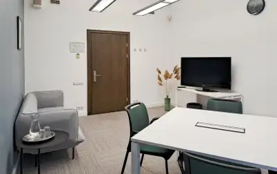 A fully serviced private office with 3 people, ready to use from day one. Work with focus and privac...
