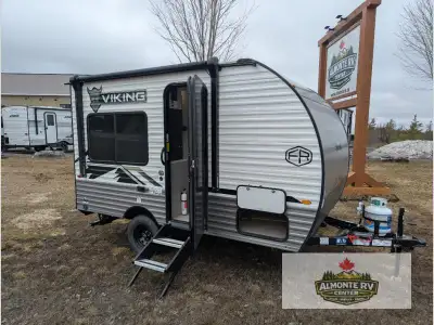 Forest River Viking 3K Series travel trailer 12RD highlights: Exterior Awnings Two Burner Cooktop Pa...