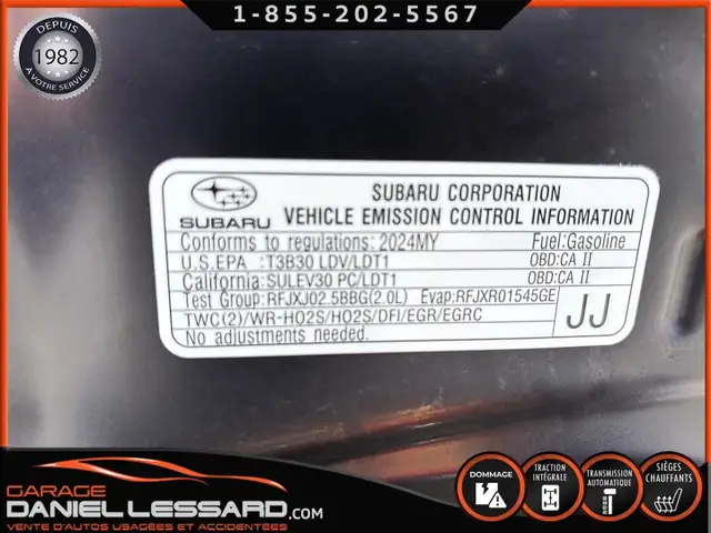 Subaru Impreza CONVENIENCE, AWD, EYE SIGHT, VGA COTÉ DROIT 2024 in Cars & Trucks in St-Georges-de-Beauce - Image 49