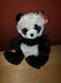 Collectors!!! Ty Classic Shanghai Black and White Panda New cond