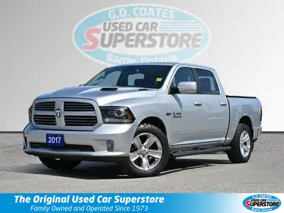 This 2017 Ram 1500 Sport Crew Cab 4x4 is Ready to Roar and Soar! Need a truck that's tougher than a...
