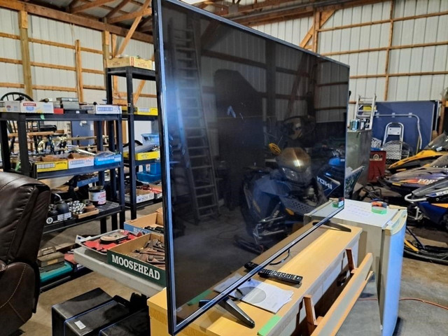 LG 65" TV. Tested powers on. in TVs in Sarnia - Image 2
