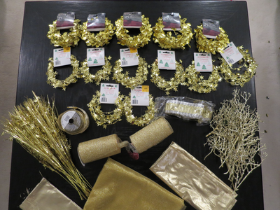 Gold Decorations for Christmas Tree, View more