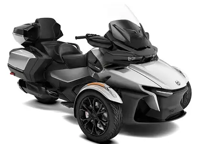 2023 Can-Am Spyder RT Limited Hyper Silver Dark Discover the 2023 Can-Am Spyder RT Limited in stunni...