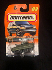 Matchbox 1998 issue M2 Bradley Tank on card #83