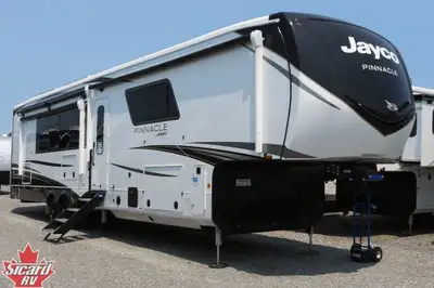 Introducing the 2026 Pinnacle 38FBRK, made by Jayco. This fifth wheel provides you with all of the c...