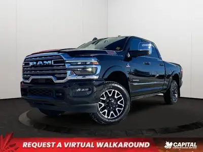 *2025 RAM 3500 Limited -- HO Cummins -- Ebony Red Interior -- Only 23k KM!* This isn't just a truck;...
