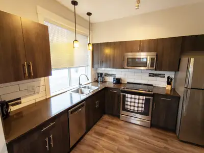 501-110 Baxter Landing, Kitimat, BC, Canada This furnished 2 bedroom 2 bathroom townhouse is located...