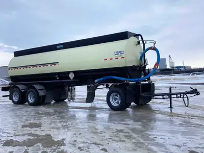 2007 Advance Pup Wagon Pull behind Crude oil Tank Trailer Valid tank inspection TC / DOT 407 Tank co...