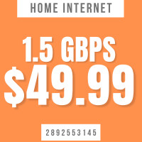 *HOME INTERNET EXCLUSIVE OFFER* Rogers 1.5 gbps