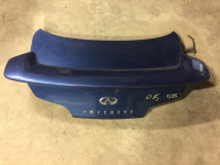 2003 2004 2005 2006 2007 INFINITI G35 TRUNKLID TAIL GATE BLUE