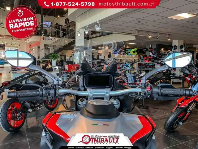 2025 Ducati Multistrada V4 Rally Travel & Radar Spoked Wheels in Street, Cruisers & Choppers in Sherbrooke - Image 9