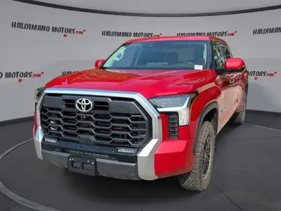 // ACCIDENT FREE!! // Finished in red with a black interior, this 2023 Toyota Tundra Limited Crewmax...