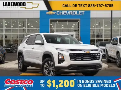 This Chevrolet Equinox delivers a Turbocharged Gas I4 1.5L/ engine powering this Automatic transmiss...