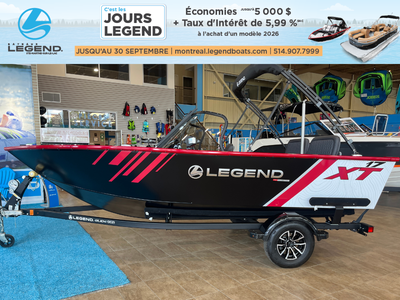 Découvrez notre Legend 17 XT Sport 2025, propulsé par un Mercury 115 ELPT Pro XS CT. Ce modèle est e...