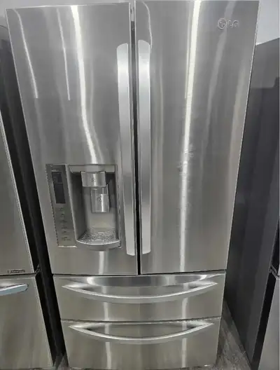 LG 33" Stainless Steel French Door Fridge Refrigerator Freezer, View more