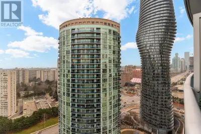 Live in the iconic Absolute Towers in the heart of Mississauga's vibrant Entertainment District just...