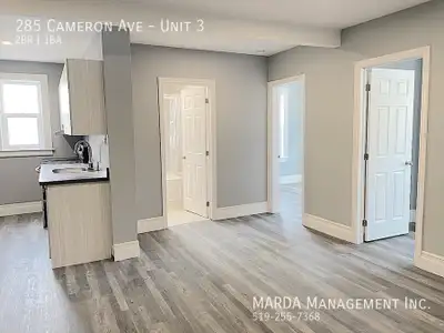 BEAUTIFULLY REMODELLED 2-BEDROOM/1BATH APARTMENT + HYDRO
