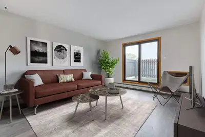 Amenities: Air Conditioning • Sauna • Heat & Water Included Suite & Building: Spacious one-bedroom a...