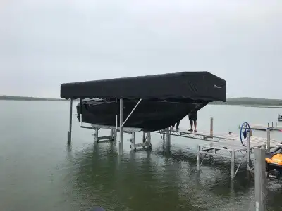 Features: 10,000 lbs Lift Capacity 5' Lift Legs Leg Mounted Power Pack 24V Wireless Fob Operation Sc...