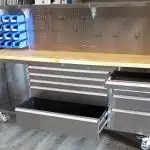 NEW 11 DRAWER 84 INCH STAINLESS STEEL TOOL BENCH/LED LIGHT 8411D in Tool Storage & Benches in Edmonton - Image 7