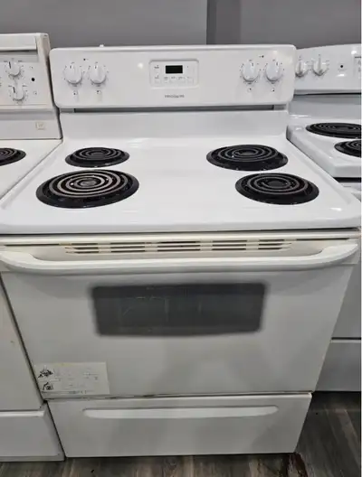 Frigidaire 30" White Electric Coil Top Stove Oven Range CAN DELI, View more